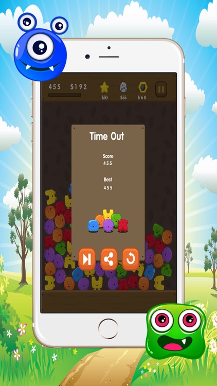 Monster Match Puzzle Game screenshot-4