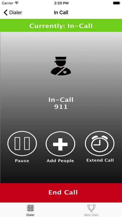 collect call from jail prank app