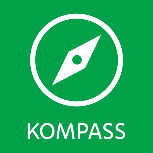 KOMPASS-Wanderkarte mit LIVE-Tracking und Touren Icon