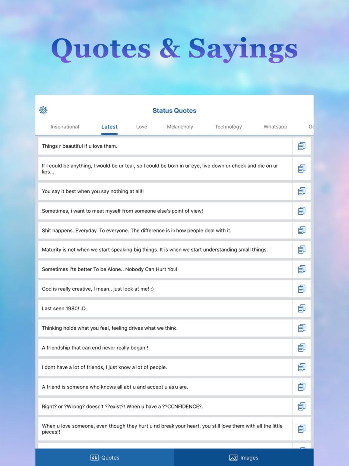 Status for WhatsApp - Daily Quotes and Sayings