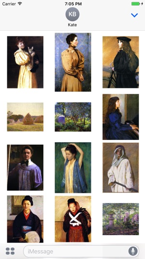 Lilla Cabot Perry Artworks Stickers(圖2)-速報App