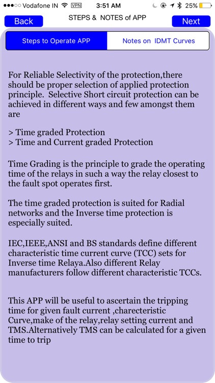 IDMT TCC CALCULATOR