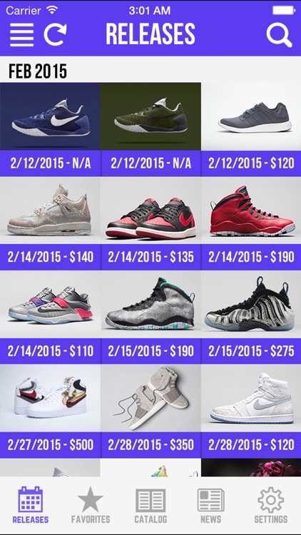 Sneaker Crush - Air Jordan & Nike Release Dates