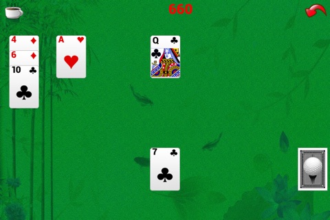 Golf Solitaire From X-ray screenshot 4