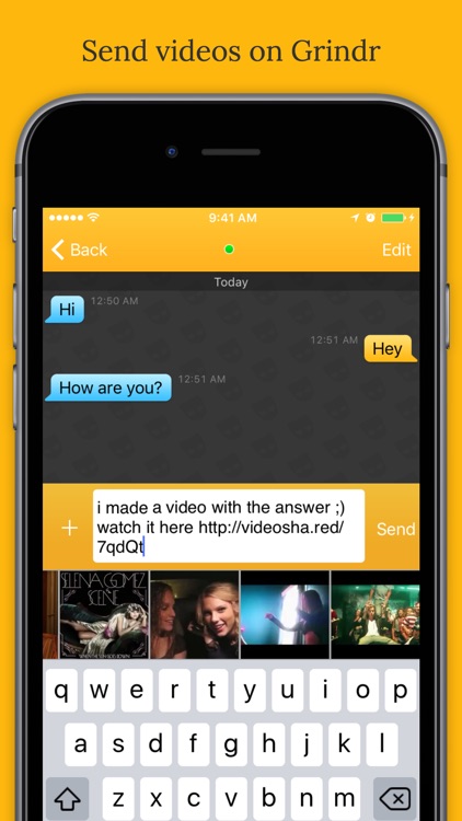 Video Share - send videos for Grindr and Tinder
