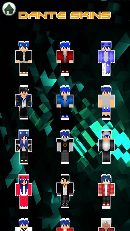 Cute Couple Dante & Kawaii Skins For Minecraft PE