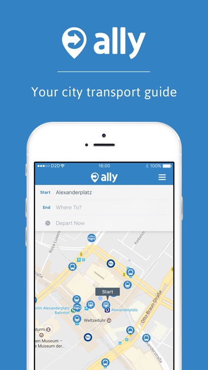 ally mobility app: your city route planner