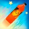 Flip the bottle over obstacles and avoid breaking – enjoy funny time-killing game