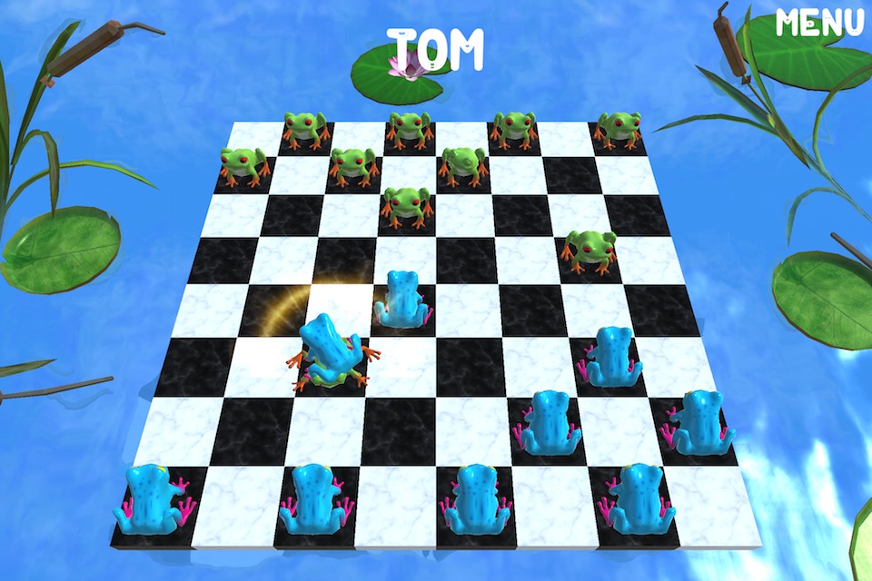 Frog Checkers 3D screenshot 3