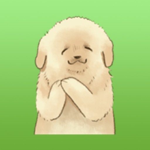 Golden Retriever Puppy Stickers icon