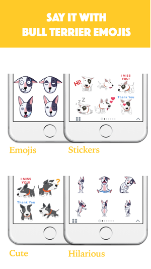 Bull Terrier Emoji Keyboard(圖3)-速報App