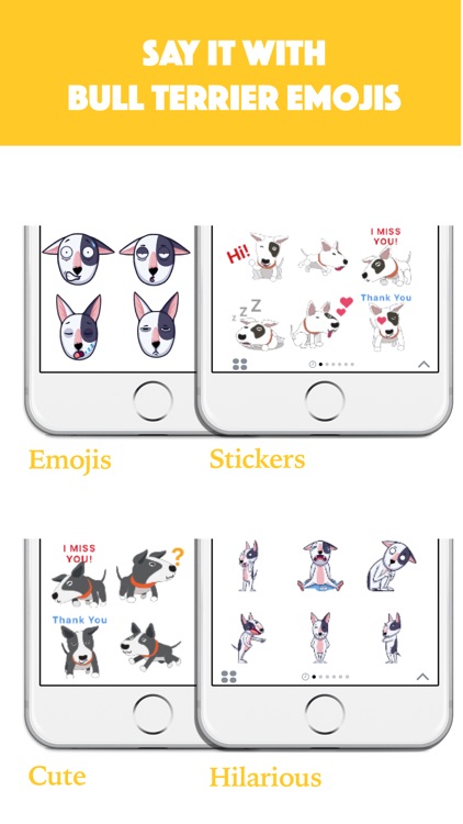 Bull Terrier Emoji Keyboard