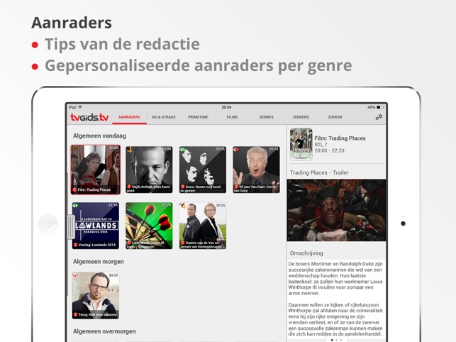 TVGiDS.tv Pro 1.0 voor iPad