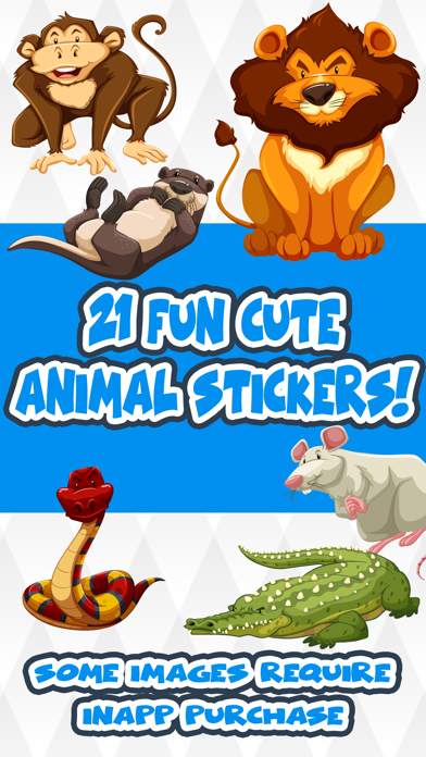 How to cancel & delete Fun Cute Animal Stickers from iphone & ipad 1