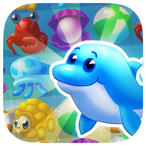 Sea Mania Island: Free Match 3 Games Puzzle Icon