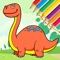 Dinosaur coloring book for kids