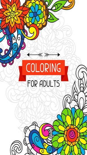 Adults Coloring Book Color Therapy for Anti-Stress(圖1)-速報App