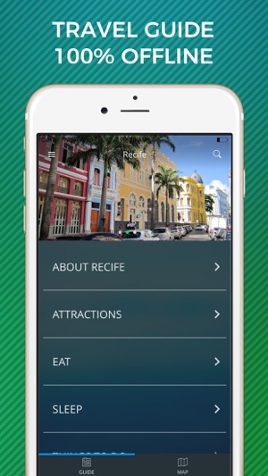 Recife Travel Guide with Offline Street Map(圖1)-速報App