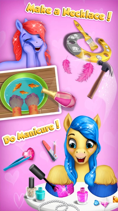 How to cancel & delete Pony Girls Horse Care Resort 2 - Style & Dress Up from iphone & ipad 4
