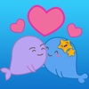 Lovely Little Whale Stickers