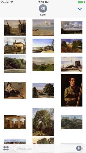 Camille Corot Artworks Stickers(圖4)-速報App
