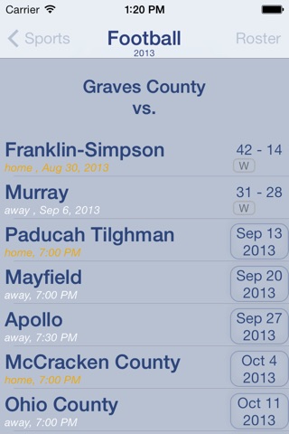 Graves County HS - Athletics screenshot 2