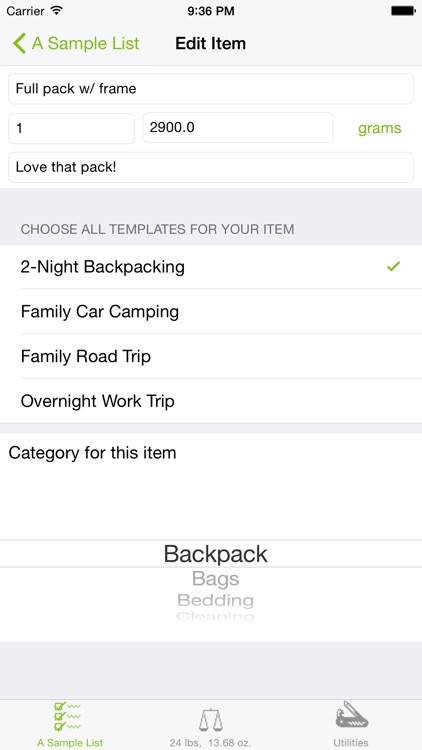 Backpacker Checklist