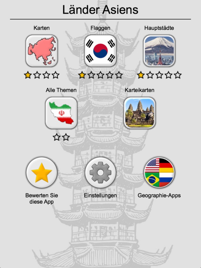 Lander Asiens Und Naher Osten Karte Von Asien Im App Store
