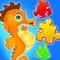 Sea Animal Jigsaw Puzzle for Kids