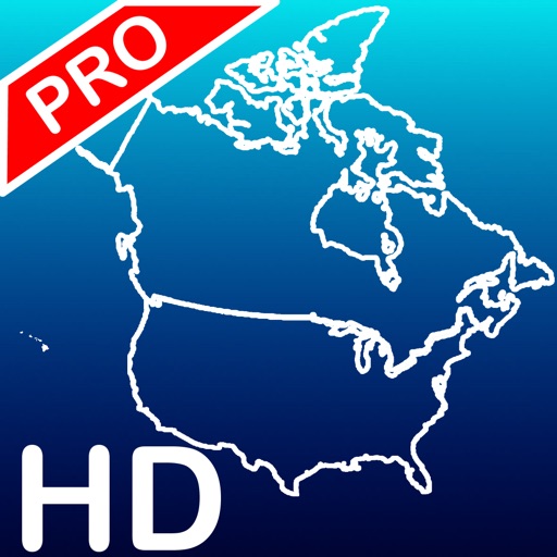 Aqua Map USA & Canada HD - GPS Nautical Charts icon