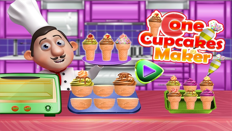 Cone Cupcakes Maker - Sweet Food Cooking