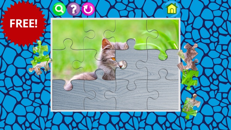 Cat jigsaw puzzle games for kids toddles screenshot-4