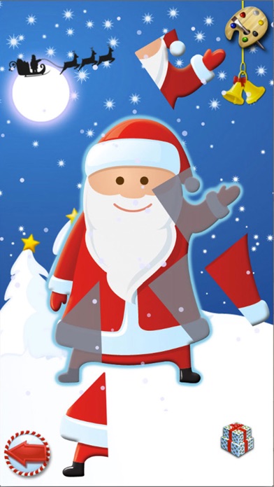 Christmas - Color Your Puzzle and Paint the Characters of Christmas - Coloring, Drawing and Painting Games for Kids Screenshot 2