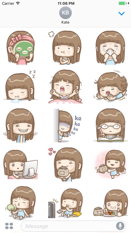 Animated AYA Cutie Stickers 3