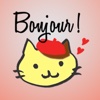 French Cat Sticker Pack