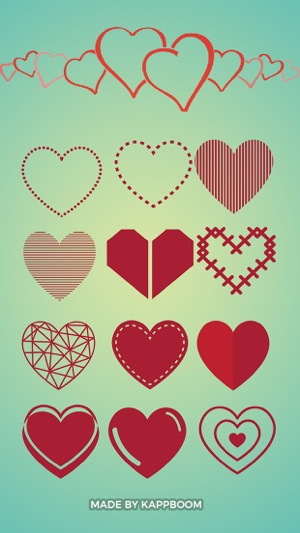 Heart Collection Stickers