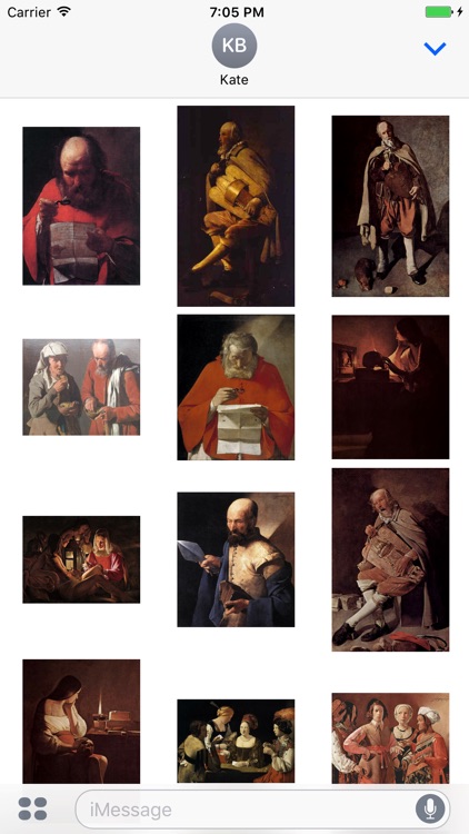 Georges De La Tour Artworks Stickers