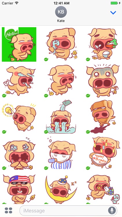 Hellowe Stickers: Big Nose Piggy