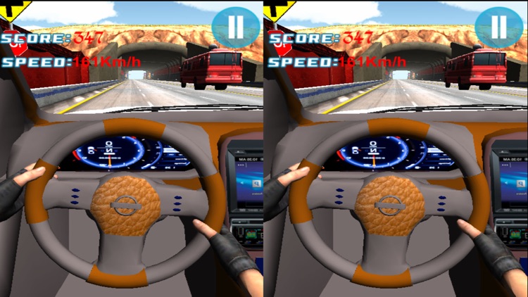 VR Race in Car : A Virtual Reality Racing Sim