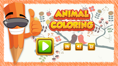 How to cancel & delete Animal Coloring - Drawing Practice for Kids from iphone & ipad 4