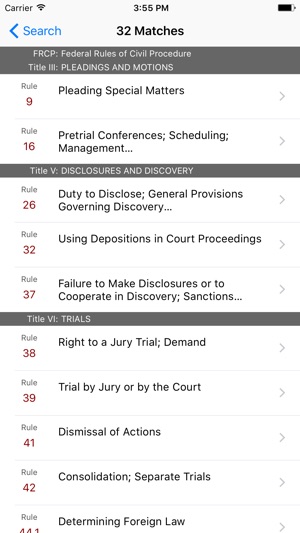 Federal Rules of Civil Procedure (LawStack's FRCP)(圖5)-速報App