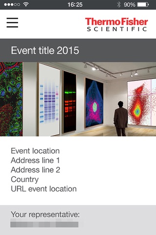 Thermo Fisher Scientific Event App screenshot 2