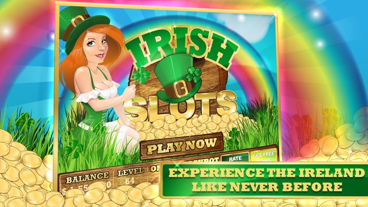 Irish Rainbow of Gold Slots Machine screenshot-3