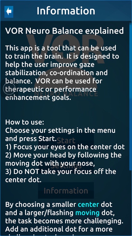 VOR Neuro Balance screenshot-4