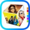 Use 3D collage frames to frame your photos and post to Instagram