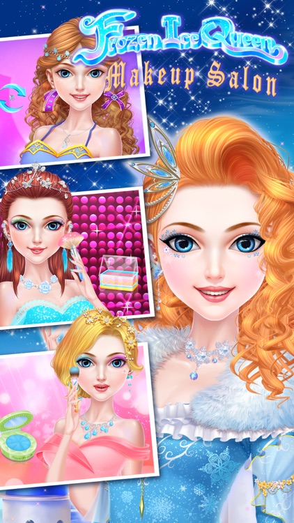 Frozen Ice Queen Makeup Salon screenshot-3