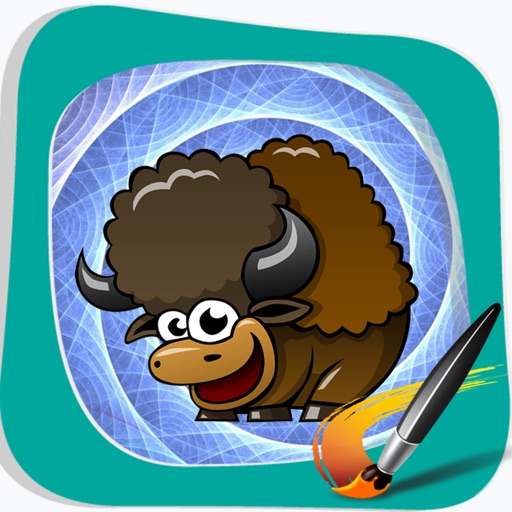 Buffalo Kids Coloring Best Version iOS App