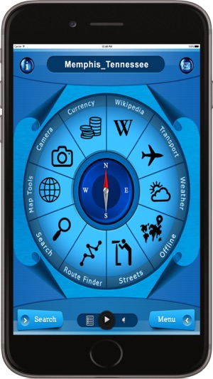 Memphis Tennessee - Offline Maps navigat