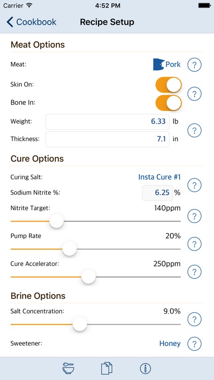 Wet Cure Calculator