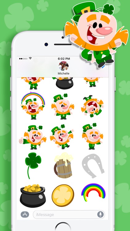 Luck of the Irish Animated Stickers